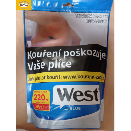 WEST ORIGINAL BLUE 99g E Tabacnictvi Cz