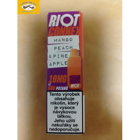 NÁPLŇ RIOT CONNEX MANGO PEACH & PINEAPPLE 10MG