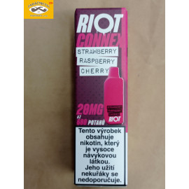 NÁPLŇ RIOT CONNEX STRAWBERRY RASPBERRY CHERRY 20MG