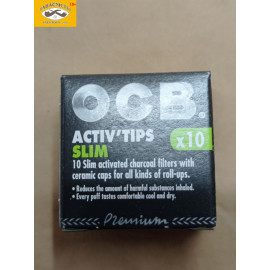 FILTRY OCB ACTIV TIPS SLIM 10KS